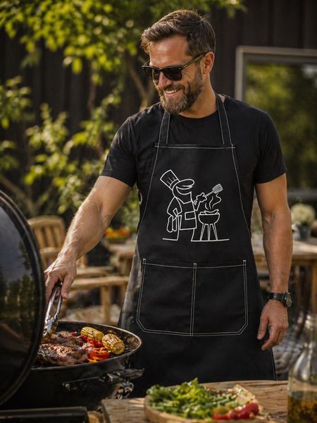 Hovedbilde Arctic North BBQ Forkle Black One size