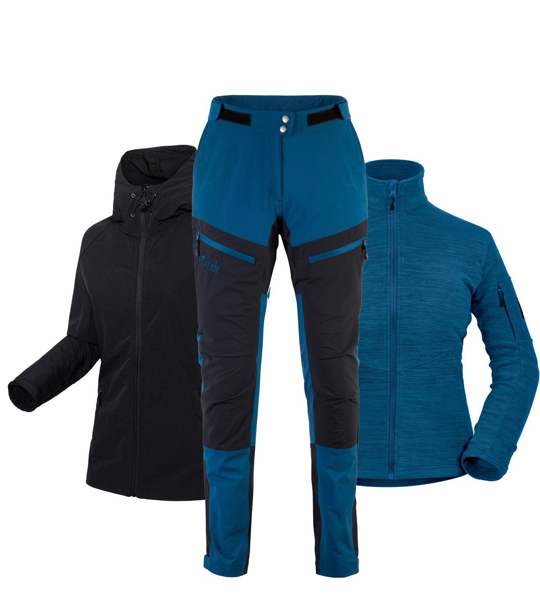 Ferdr Turbukse, Jakke og Fleece