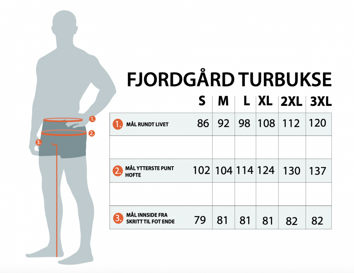 Segla Fjordgård Stretch Navy Turbukse Herre