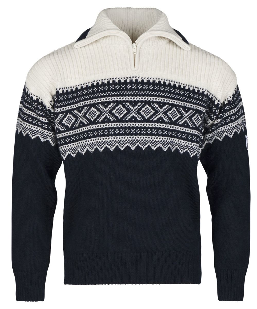Marius by Bråtens Unisex w/zip - Navy/offwhite 