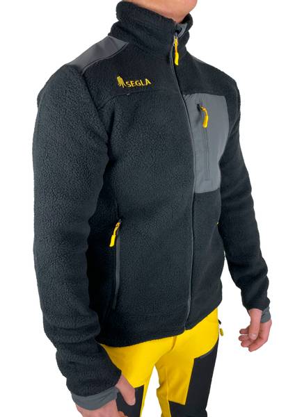 Hovedbilde Segla Kyle Arctic Thermo Fleecejakke V2 Sort/gul