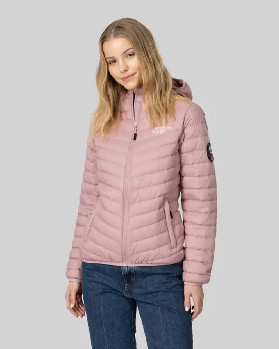 Scandinavian Explorer Dunjakke - Pink Dusty til dame