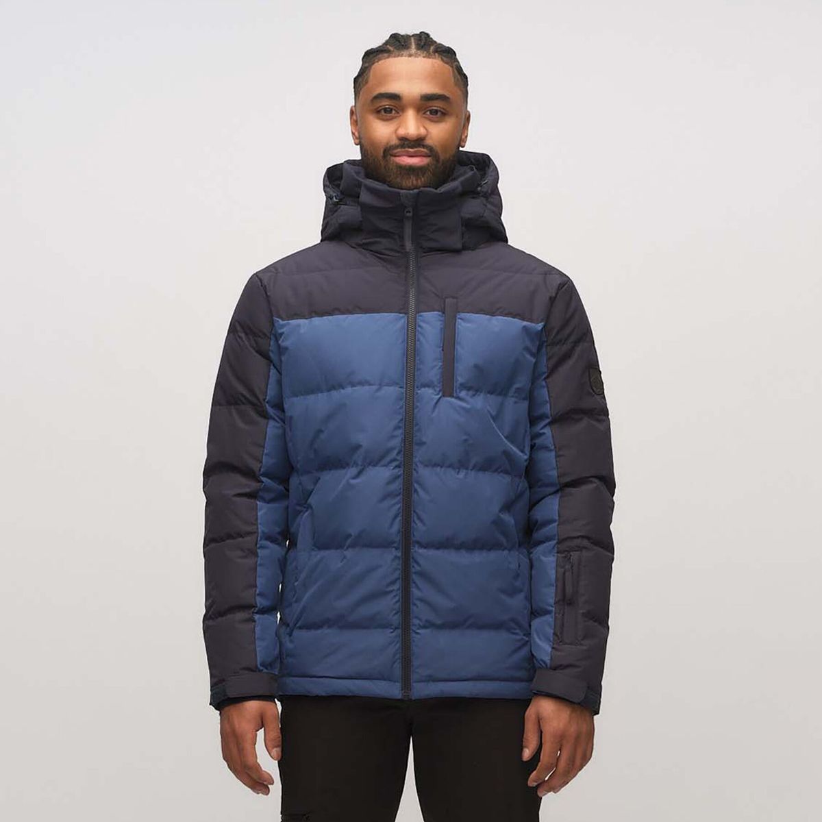 Skogstad Selvågen Vinter Dunjakke Denim Blue Herre