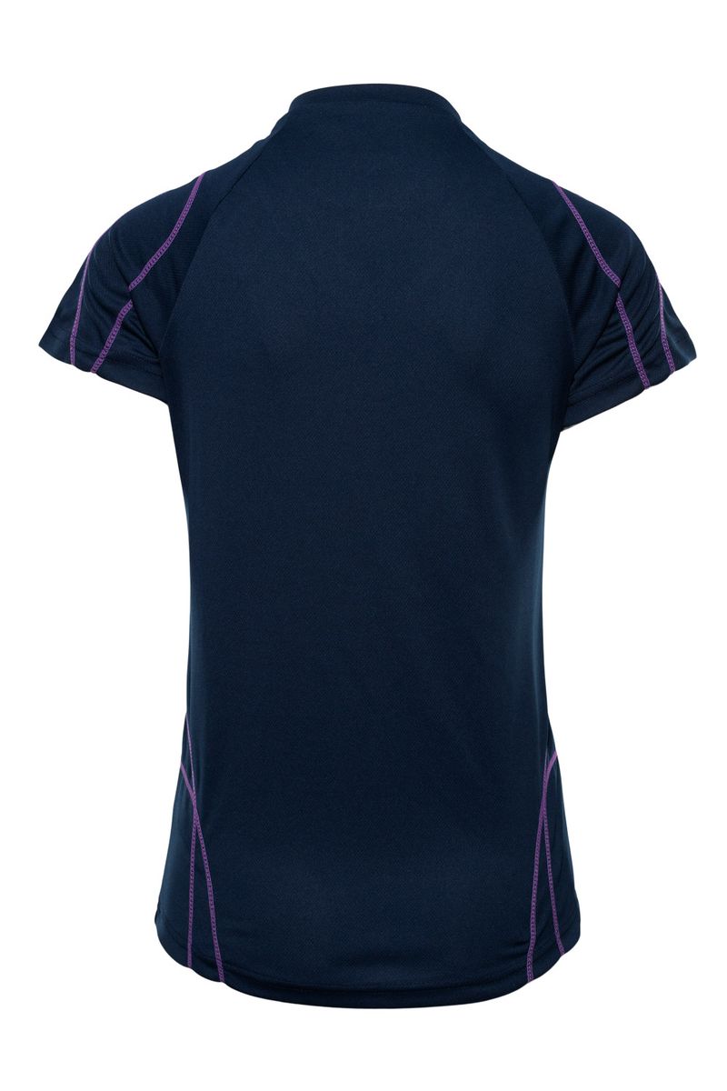 Segla Teknisk T-skjorte Navy/Purple Dame