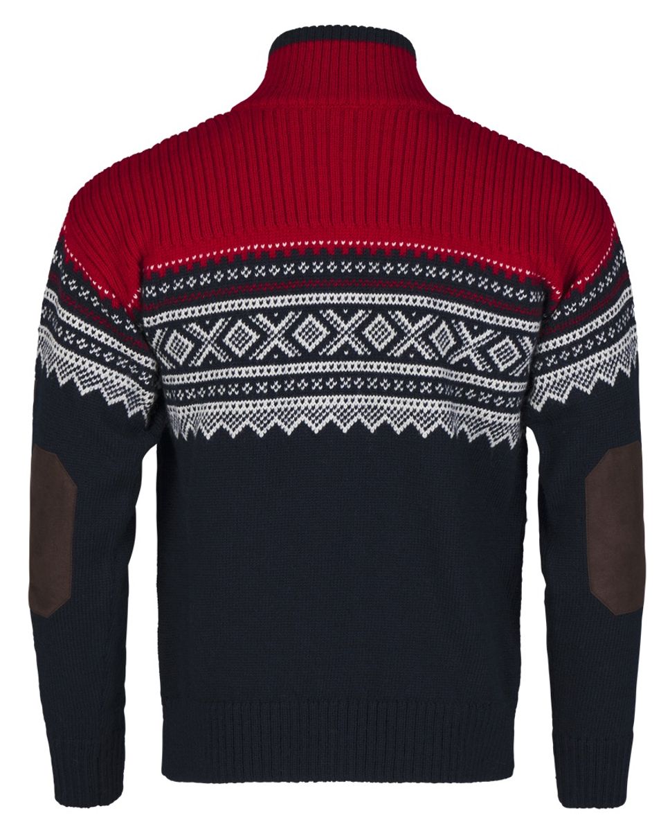 Marius by Bråtens Unisex jacket - Navy/red/offwhite
