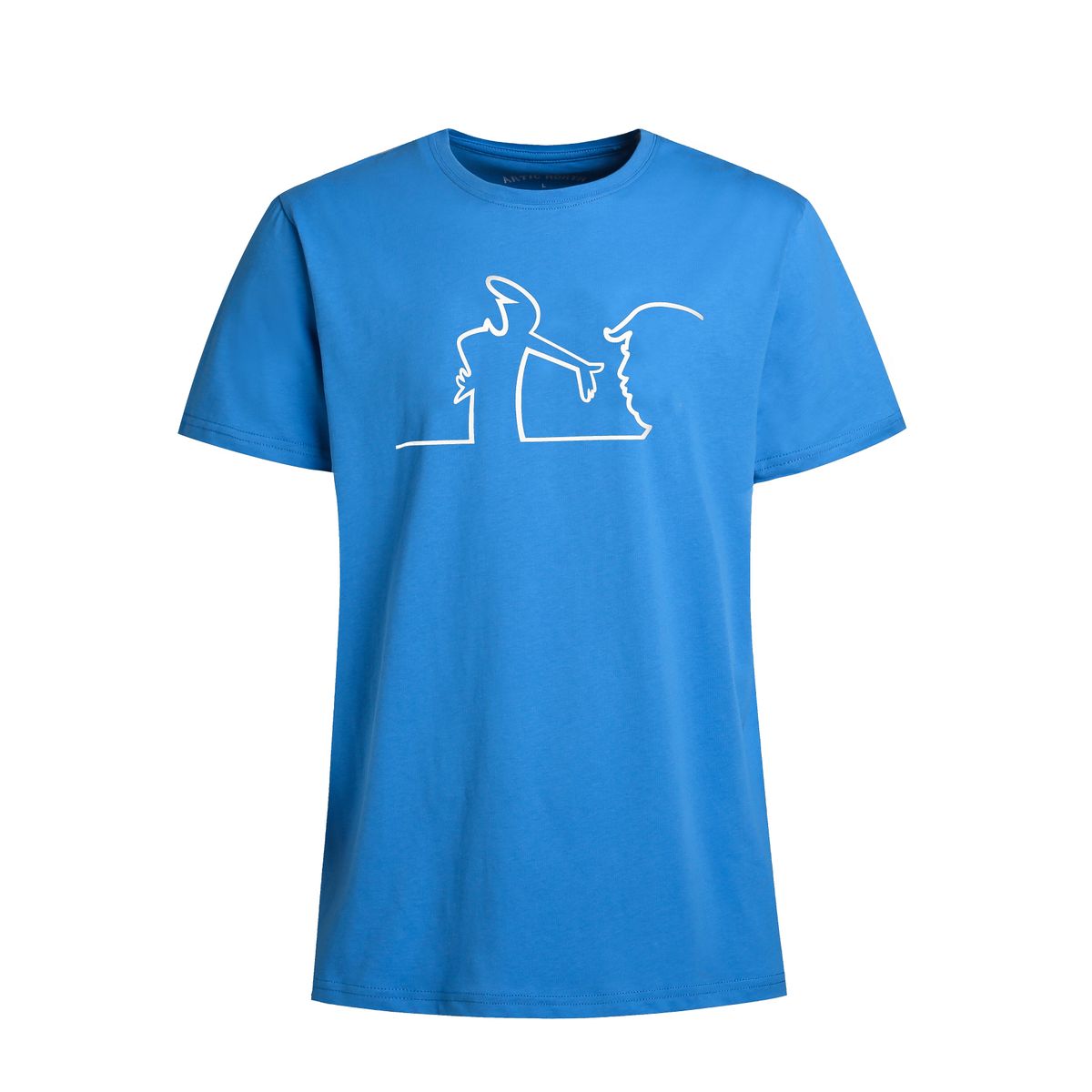 Artic North Streken Trump  Blue T-skjorte herre